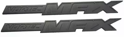 2pcs Vortec Max Door Emblm Logo Badge Plate Band Decals For (Matte Black) • $29.95