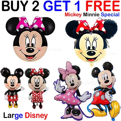 Mickey Minnie Mouse Theme Birthday Party Foil Air Fill Balloon UK Seller • £2.48