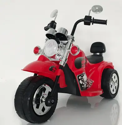 6V American Motorcycle Ride On Trike Bike Electric Car For Kids Toddler • £44.99