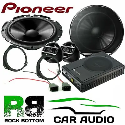 Renault Trafic MK2 Pioneer Front Door Car Speakers & 300W Underseat Sub Kit • £234.99