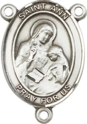 YOU CHOOSE Patron Saint Rosary Center ONLY - Pewter -  NEW Make Your Own Rosary • $19.98