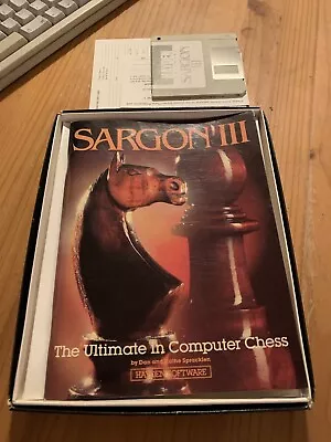 1984 Hayden Software Sargon III For Macintosh 128k/512k • $39