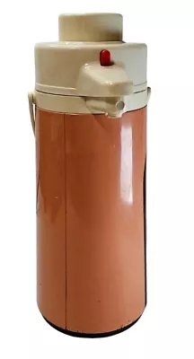 Vintage INTERPUR 2.5 Liter Pump Pot Liquid Dispenser Hot Cold Coffee Tea Works • $22.99