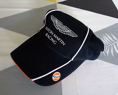 ASTON MARTIN RACING Gulf Baseball Team Cap Le Mans GT Series Navy Bruno Senna • £34.95