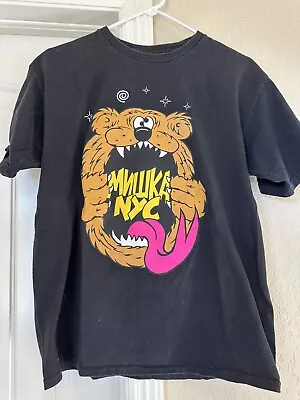 Mishka T Shirt - Black NYC Bear Medium • $15