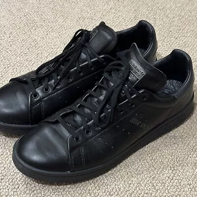 Adidas Stan Smith Lux Black Leather US 11 Au 10.5 • $89