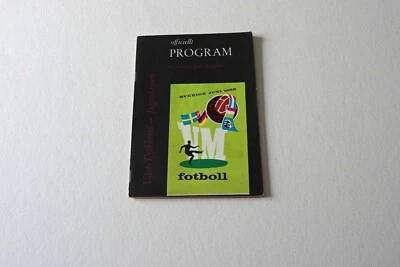 £19.99 • Buy 1958 World Cup Finals (Quarter-Final)  West Germany V Yugoslavia PROGRAMME (EXC)