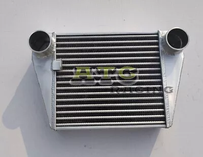 $167.20 • Buy Aluminum Intercooler V-MOUNT MAZDA RX7 70mm 2.75  IN&OUTLET - FC3S 13B 470 X 300