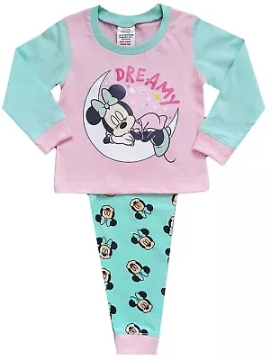 Baby Girl Minnie Mouse Pyjamas Disney Nightwear 6 - 24 Months • £7.45