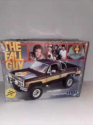 MPC THE FALL GUY GMC PICKUP TRUCK VINTAGE Model Kit SEALED Inside • $299