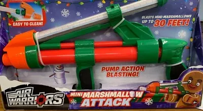 Air Warriors MARSHMALLOW GUN Holds 25 Mini Marshmallows Shoots 30ft Christmas • $19.99