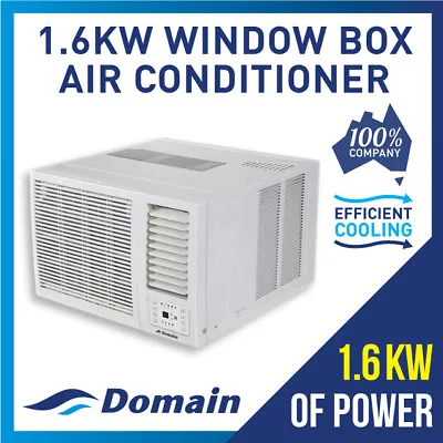 $369 • Buy New Domain 1.6kw Window Wall Box Refrigerated Cooling Air Conditioner