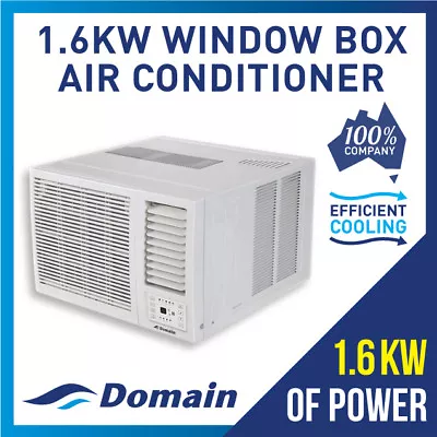 $399 • Buy New Domain 1.6kw Window Wall Box Refrigerated Cooling Air Conditioner