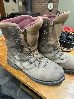 Cabela’s Mens Leather / Waterproof Work Boots Size 14 • $30