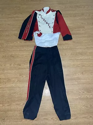 Vintage High School Band Uniform DeMoulin Bros. Black/Red. Made In The USA • $100