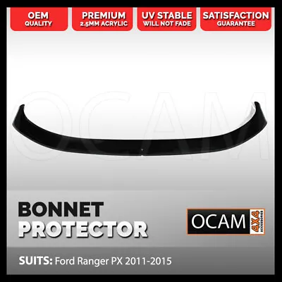 Bonnet Protector For Ford Ranger PX 2011-2015 Tinted Guard • $99
