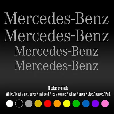 5  X 4  Straight Mercedes Benz BBK AMG High Temp Brake Vinyl Decal Sticker • $9.17