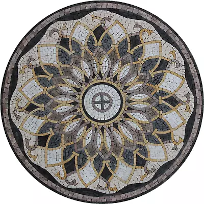 Mosaic Marble Byzantine Patterns Art Medallion Home Pool Design Floor • $235