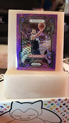 2023-24 Prizm Monopoly Luka Doncic Purple Wave Prizm Dallas Mavericks #22 • $0.31