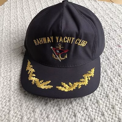 Rahway Yacht Club New Jersey USA Vintage Snapback Adjustable Baseball Hat Cap • $14.99