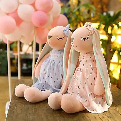 Bunny Rabbit Plush Toys Stuffed Animal Doll Kids Baby Birthday Easter Gift 35cm# • £3.99