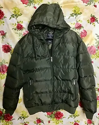 Track23 Men Army Green Bubble Plus Winter Jacket Size Xl • $42.95