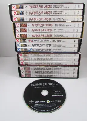Lot Of 5 DVD Box Sets  Murder She Wrote  ~~ Seasons 1 - 5 + ONE Disc Of Season 6 • $19.99