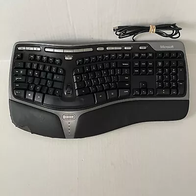 Microsoft Natural Ergonomic Curved Wired Keyboard 4000 V1.0 Model KU-0462 • $24.90