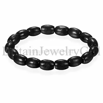 1-3PCS Wooden Beaded Bracelet Mala Meditation Bangle For Men And Women*8mm Beads • $7.99