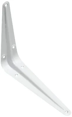 £4.99 • Buy Metal Shelf Brackets Grey White 75mm 3  To 350mm 14  Shelving Bracket