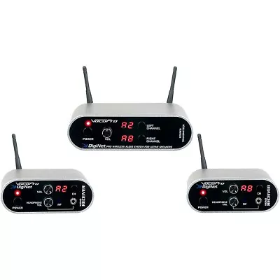 VocoPro DigiNet-Stereo Wireless Audio System For Active Speakers 902-927.2mHz • $359