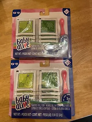 2x Baby Alive Powdered Doll Food Total Of 16 Packs & 3 Spoons Dolls Accessories • $19.49