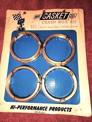 Vintage Mr Gasket T10 Crash Box Kit 935 Drag Racing Manual Trans Synchro • $145