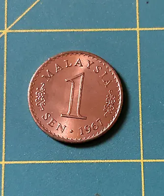 1967 Malaysia 1 Sen Coin • $1.50