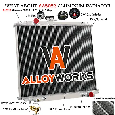 3Row Aluminium Radiator For MITSUBISHI PAJERO NK NL NJ 2.8LTR DIESEL 94-00 AT/MT • $199