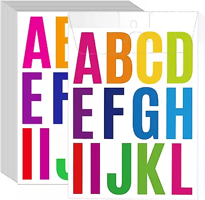 24 Sheets Letter Stickers 318 Alphabet Stickers Vinyl Self-Adhesive Number Alph • $10.67