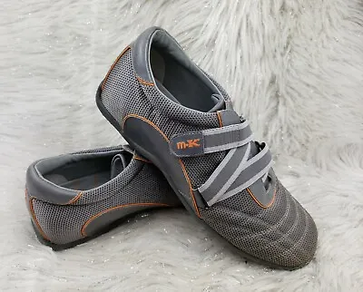 MICHELLE K Gray Orange Casual Shoes Womens Size US 10 EUR 40 • $21.99