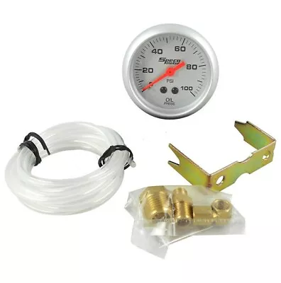 Speco Sports Series 2  Mechanical Oil Pressure Gauge 0-100 PSi • $47.95