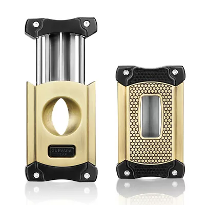 $29.99 • Buy Cigar Cutter Stainless Steel V-Cutter Cigar Retro Style With Built In Puncher
