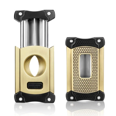 $29.99 • Buy Cigar Cutter Stainless Steel V-Cutter Cigar Retro Style With Built In Puncher