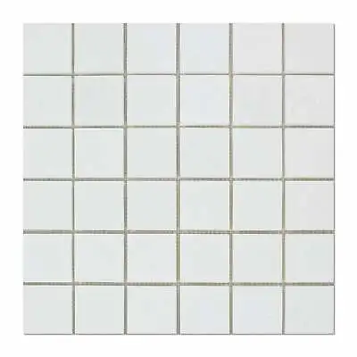 2 X 2 Thassos White Marble Polished Mosaic Tile • $29.99