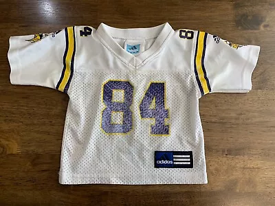 Vintage Adidas Minnesota Vikings Randy Moss Jersey #84 Toddler Size 12 Months • $29.95