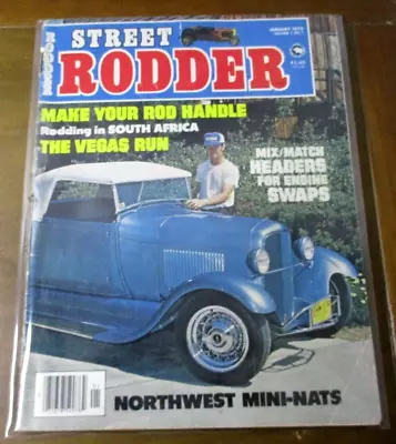 VTG. Street Rodder Magazine Book January 1978 Northwest Mini-Nats~ The Vegas Run • $9.99