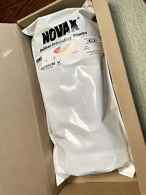 Brand New Black Novax Rubber Insulating Gloves Size 9 • $38