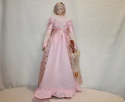 21 Inch Yield House Dressed Marie Antoinette Doll With Stand • $39.99