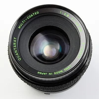 Quantaray 28mm F/2.8 Wide-Angle Lens Minolta MD Mount - Parts/Repair • $11.99
