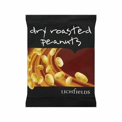 Lichfields Peanuts Salted & Dry Roasted Peanuts 50g Card Of 24 • £21.99