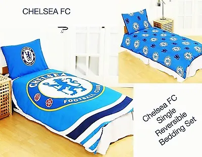 Chelsea Fc Duvet Pillow Case Quilt Cover Single Boys Pulse Bedding Set Cfc • £26.95