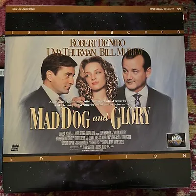 Mad Dog And Glory - Letterboxed  - Laserdisc  Buy 6 For Free Shipping • $4.99