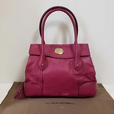 LANCEL - Louyetu Bag - Handbag - Purple Lether - • £143.81